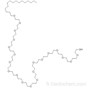 Éther monocétyle de polyéthylèneglycol CAS 9004-95-9